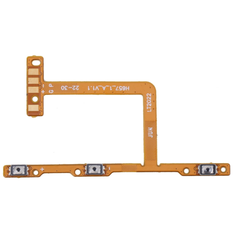 For Infinix Hot 10 Play/Smart 5 India OEM Power Button & Volume Button Flex Cable, For Tecno Spark 8C / Spark Go 2022, For Tecno Pova Neo LE6, For Tecno Camon 18i CG6, For Infinix Hot 11 Play, For Infinix Note 10 X693, For Tecno Spark Go 2020 / Spark 6...