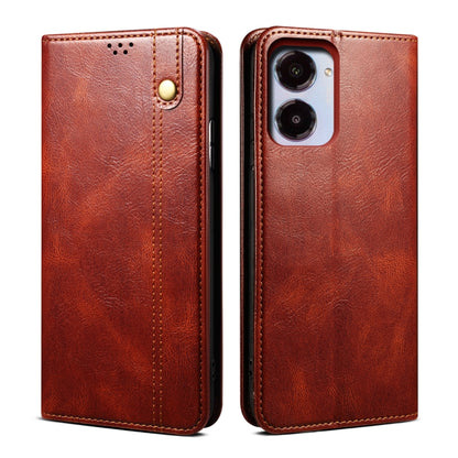 Oil Wax Crazy Horse Texture Leather Phone Case, For Realme 10 4G, For Honor 80 Pro, For Honor 80, For Samsung Galaxy A04e, For Samsung Galaxy A14 5G