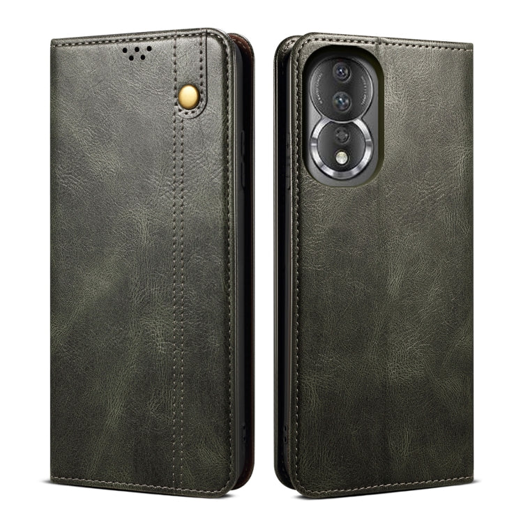 Oil Wax Crazy Horse Texture Leather Phone Case, For Realme 10 4G, For Honor 80 Pro, For Honor 80, For Samsung Galaxy A04e, For Samsung Galaxy A14 5G