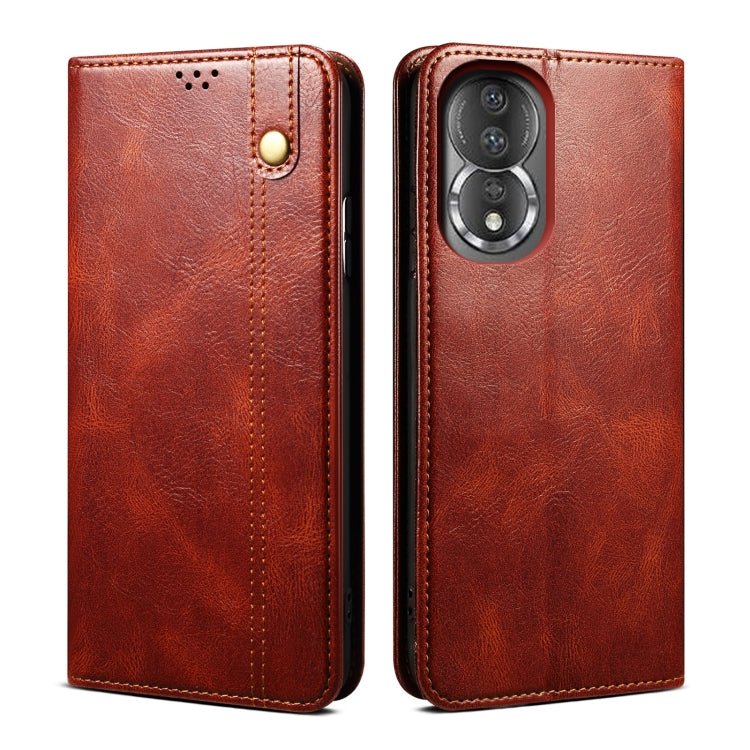 Oil Wax Crazy Horse Texture Leather Phone Case, For Realme 10 4G, For Honor 80 Pro, For Honor 80, For Samsung Galaxy A04e, For Samsung Galaxy A14 5G