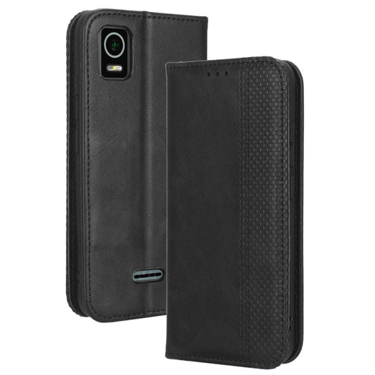 Magnetic Buckle Retro Texture Leather Phone Case, For Cricket Debut Smart, For Cricket Icon 4, For Cricket Innovate E 5G, For OPPO A1 Pro, For Realme 10 4G, For Realme 10 Pro, For TCL ION Z, For Tecno Pop 6 BE7, For vivo X90 5G, For vivo X90 Pro+      ...