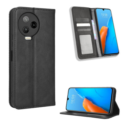 Magnetic Buckle Retro Texture Leather Phone Case, For Tecno Pop 6 Pro BE8, For Infinix Hot 20i, For Infinix Note 12 Pro 4G X676B, For Tecno Pova Neo 2, For Xiaomi Redmi 11 Prime 4G, For Xiaomi Redmi A1+, For Xiaomi Redmi Note 12 5G                     ...
