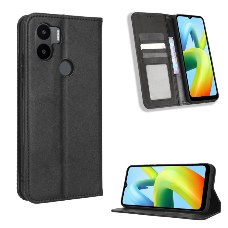 Magnetic Buckle Retro Texture Leather Phone Case, For Tecno Pop 6 Pro BE8, For Infinix Hot 20i, For Infinix Note 12 Pro 4G X676B, For Tecno Pova Neo 2, For Xiaomi Redmi 11 Prime 4G, For Xiaomi Redmi A1+, For Xiaomi Redmi Note 12 5G                     ...