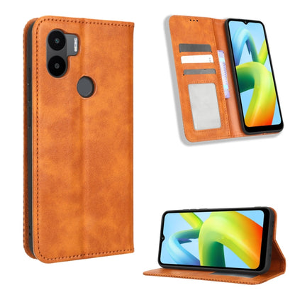 Magnetic Buckle Retro Texture Leather Phone Case, For Tecno Pop 6 Pro BE8, For Infinix Hot 20i, For Infinix Note 12 Pro 4G X676B, For Tecno Pova Neo 2, For Xiaomi Redmi 11 Prime 4G, For Xiaomi Redmi A1+, For Xiaomi Redmi Note 12 5G                     ...