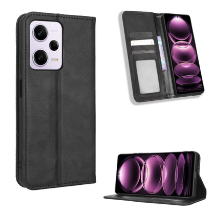 Magnetic Buckle Retro Texture Leather Phone Case, For Tecno Pop 6 Pro BE8, For Infinix Hot 20i, For Infinix Note 12 Pro 4G X676B, For Tecno Pova Neo 2, For Xiaomi Redmi 11 Prime 4G, For Xiaomi Redmi A1+, For Xiaomi Redmi Note 12 5G                     ...