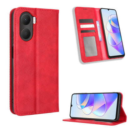 Magnetic Buckle Retro Texture Leather Phone Case, For Tecno Pop 6 Pro BE8, For Infinix Hot 20i, For Infinix Note 12 Pro 4G X676B, For Tecno Pova Neo 2, For Xiaomi Redmi 11 Prime 4G, For Xiaomi Redmi A1+, For Xiaomi Redmi Note 12 5G                     ...