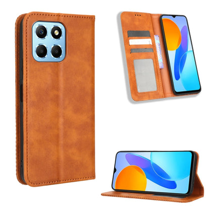 Magnetic Buckle Retro Texture Leather Phone Case, For Tecno Pop 6 Pro BE8, For Infinix Hot 20i, For Infinix Note 12 Pro 4G X676B, For Tecno Pova Neo 2, For Xiaomi Redmi 11 Prime 4G, For Xiaomi Redmi A1+, For Xiaomi Redmi Note 12 5G                     ...