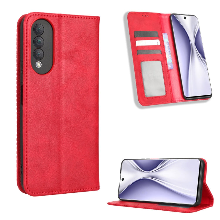 Magnetic Buckle Retro Texture Leather Phone Case, For Tecno Pop 6 Pro BE8, For Infinix Hot 20i, For Infinix Note 12 Pro 4G X676B, For Tecno Pova Neo 2, For Xiaomi Redmi 11 Prime 4G, For Xiaomi Redmi A1+, For Xiaomi Redmi Note 12 5G                     ...