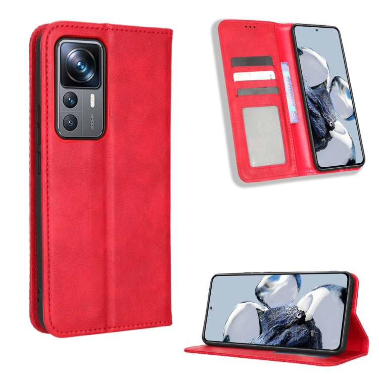 Magnetic Buckle Retro Texture Leather Phone Case, For Tecno Pop 6 Pro BE8, For Infinix Hot 20i, For Infinix Note 12 Pro 4G X676B, For Tecno Pova Neo 2, For Xiaomi Redmi 11 Prime 4G, For Xiaomi Redmi A1+, For Xiaomi Redmi Note 12 5G                     ...