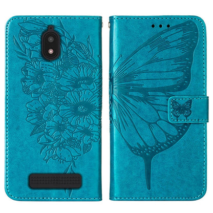 Embossed Butterfly Flip Leather Phone Case, For BLU View 2 2022 / 2020, For Infinix Hot 20 4G X6826, For Infinix Hot 20 5G X666 / X66B, For Infinix Hot 20 Play, For Infinix Hot 20S / 20 Pro X6827, For Infinix Smart 7 X6515, For Tecno Pop 6 Pro         ...