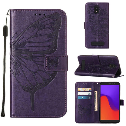 Embossed Butterfly Flip Leather Phone Case, For BLU View 2 2022 / 2020, For Infinix Hot 20 4G X6826, For Infinix Hot 20 5G X666 / X66B, For Infinix Hot 20 Play, For Infinix Hot 20S / 20 Pro X6827, For Infinix Smart 7 X6515, For Tecno Pop 6 Pro         ...