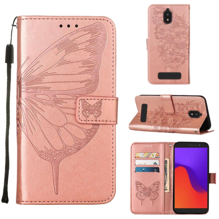 Embossed Butterfly Flip Leather Phone Case, For BLU View 2 2022 / 2020, For Infinix Hot 20 4G X6826, For Infinix Hot 20 5G X666 / X66B, For Infinix Hot 20 Play, For Infinix Hot 20S / 20 Pro X6827, For Infinix Smart 7 X6515, For Tecno Pop 6 Pro         ...