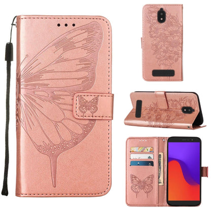Embossed Butterfly Flip Leather Phone Case, For BLU View 2 2022 / 2020, For Infinix Hot 20 4G X6826, For Infinix Hot 20 5G X666 / X66B, For Infinix Hot 20 Play, For Infinix Hot 20S / 20 Pro X6827, For Infinix Smart 7 X6515, For Tecno Pop 6 Pro         ...