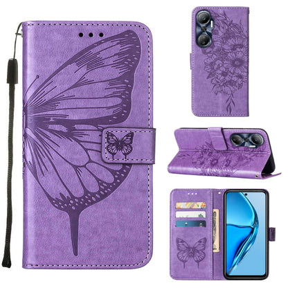 Embossed Butterfly Flip Leather Phone Case, For BLU View 2 2022 / 2020, For Infinix Hot 20 4G X6826, For Infinix Hot 20 5G X666 / X66B, For Infinix Hot 20 Play, For Infinix Hot 20S / 20 Pro X6827, For Infinix Smart 7 X6515, For Tecno Pop 6 Pro         ...