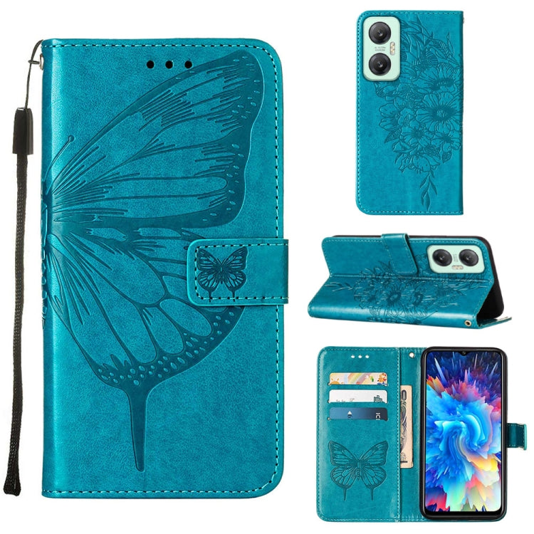 Embossed Butterfly Flip Leather Phone Case, For BLU View 2 2022 / 2020, For Infinix Hot 20 4G X6826, For Infinix Hot 20 5G X666 / X66B, For Infinix Hot 20 Play, For Infinix Hot 20S / 20 Pro X6827, For Infinix Smart 7 X6515, For Tecno Pop 6 Pro         ...