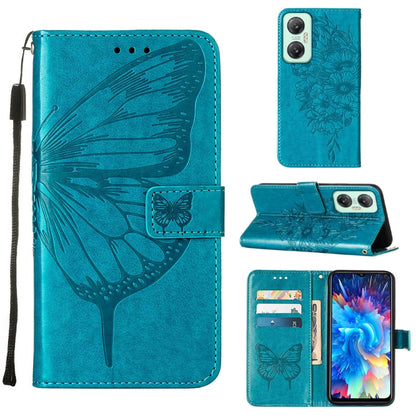 Embossed Butterfly Flip Leather Phone Case, For BLU View 2 2022 / 2020, For Infinix Hot 20 4G X6826, For Infinix Hot 20 5G X666 / X66B, For Infinix Hot 20 Play, For Infinix Hot 20S / 20 Pro X6827, For Infinix Smart 7 X6515, For Tecno Pop 6 Pro         ...