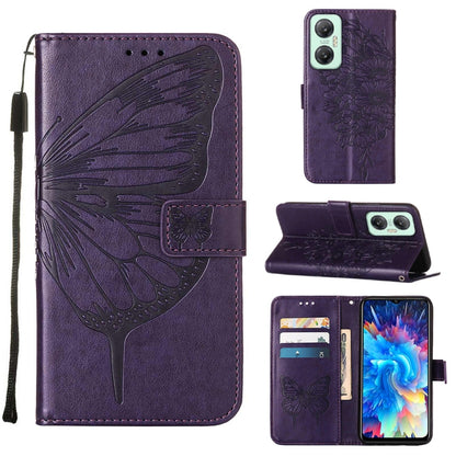 Embossed Butterfly Flip Leather Phone Case, For BLU View 2 2022 / 2020, For Infinix Hot 20 4G X6826, For Infinix Hot 20 5G X666 / X66B, For Infinix Hot 20 Play, For Infinix Hot 20S / 20 Pro X6827, For Infinix Smart 7 X6515, For Tecno Pop 6 Pro         ...
