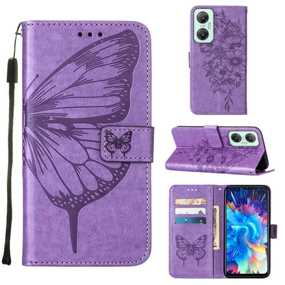 Embossed Butterfly Flip Leather Phone Case, For BLU View 2 2022 / 2020, For Infinix Hot 20 4G X6826, For Infinix Hot 20 5G X666 / X66B, For Infinix Hot 20 Play, For Infinix Hot 20S / 20 Pro X6827, For Infinix Smart 7 X6515, For Tecno Pop 6 Pro         ...