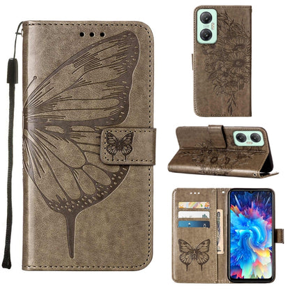 Embossed Butterfly Flip Leather Phone Case, For BLU View 2 2022 / 2020, For Infinix Hot 20 4G X6826, For Infinix Hot 20 5G X666 / X66B, For Infinix Hot 20 Play, For Infinix Hot 20S / 20 Pro X6827, For Infinix Smart 7 X6515, For Tecno Pop 6 Pro         ...