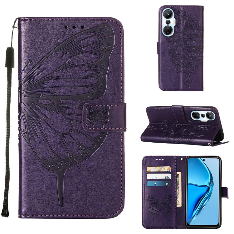 Embossed Butterfly Flip Leather Phone Case, For BLU View 2 2022 / 2020, For Infinix Hot 20 4G X6826, For Infinix Hot 20 5G X666 / X66B, For Infinix Hot 20 Play, For Infinix Hot 20S / 20 Pro X6827, For Infinix Smart 7 X6515, For Tecno Pop 6 Pro         ...