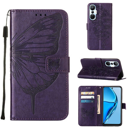 Embossed Butterfly Flip Leather Phone Case, For BLU View 2 2022 / 2020, For Infinix Hot 20 4G X6826, For Infinix Hot 20 5G X666 / X66B, For Infinix Hot 20 Play, For Infinix Hot 20S / 20 Pro X6827, For Infinix Smart 7 X6515, For Tecno Pop 6 Pro         ...