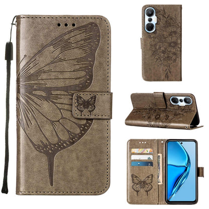 Embossed Butterfly Flip Leather Phone Case, For BLU View 2 2022 / 2020, For Infinix Hot 20 4G X6826, For Infinix Hot 20 5G X666 / X66B, For Infinix Hot 20 Play, For Infinix Hot 20S / 20 Pro X6827, For Infinix Smart 7 X6515, For Tecno Pop 6 Pro         ...