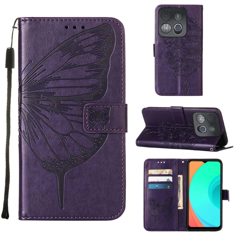 Embossed Butterfly Flip Leather Phone Case, For BLU View 2 2022 / 2020, For Infinix Hot 20 4G X6826, For Infinix Hot 20 5G X666 / X66B, For Infinix Hot 20 Play, For Infinix Hot 20S / 20 Pro X6827, For Infinix Smart 7 X6515, For Tecno Pop 6 Pro         ...