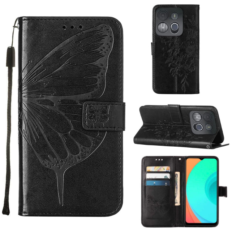 Embossed Butterfly Flip Leather Phone Case, For BLU View 2 2022 / 2020, For Infinix Hot 20 4G X6826, For Infinix Hot 20 5G X666 / X66B, For Infinix Hot 20 Play, For Infinix Hot 20S / 20 Pro X6827, For Infinix Smart 7 X6515, For Tecno Pop 6 Pro         ...