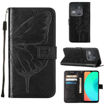 Embossed Butterfly Flip Leather Phone Case, For BLU View 2 2022 / 2020, For Infinix Hot 20 4G X6826, For Infinix Hot 20 5G X666 / X66B, For Infinix Hot 20 Play, For Infinix Hot 20S / 20 Pro X6827, For Infinix Smart 7 X6515, For Tecno Pop 6 Pro         ...