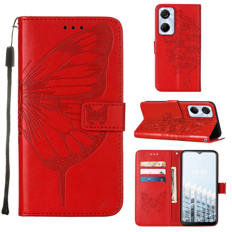 Embossed Butterfly Flip Leather Phone Case, For BLU View 2 2022 / 2020, For Infinix Hot 20 4G X6826, For Infinix Hot 20 5G X666 / X66B, For Infinix Hot 20 Play, For Infinix Hot 20S / 20 Pro X6827, For Infinix Smart 7 X6515, For Tecno Pop 6 Pro         ...
