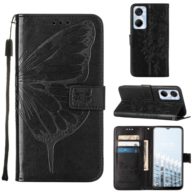 Embossed Butterfly Flip Leather Phone Case, For BLU View 2 2022 / 2020, For Infinix Hot 20 4G X6826, For Infinix Hot 20 5G X666 / X66B, For Infinix Hot 20 Play, For Infinix Hot 20S / 20 Pro X6827, For Infinix Smart 7 X6515, For Tecno Pop 6 Pro         ...