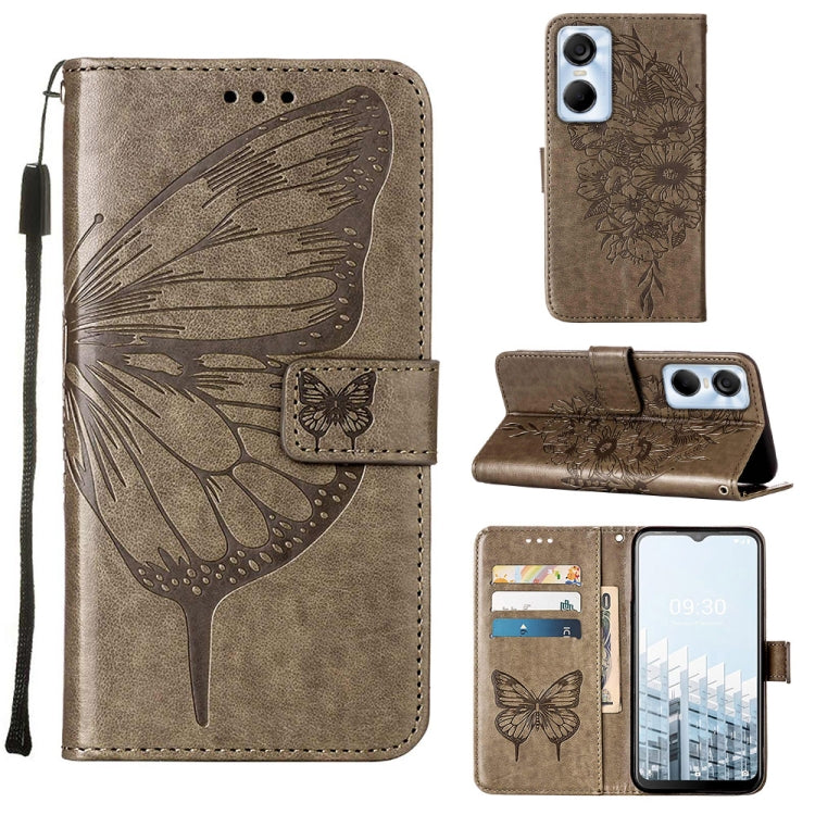 Embossed Butterfly Flip Leather Phone Case, For BLU View 2 2022 / 2020, For Infinix Hot 20 4G X6826, For Infinix Hot 20 5G X666 / X66B, For Infinix Hot 20 Play, For Infinix Hot 20S / 20 Pro X6827, For Infinix Smart 7 X6515, For Tecno Pop 6 Pro         ...