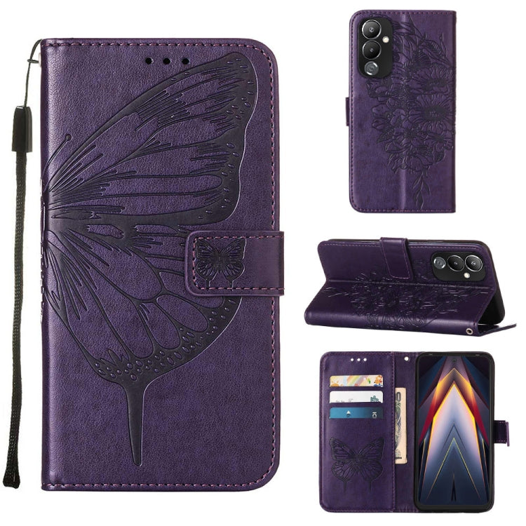 Embossed Butterfly Flip Leather Phone Case, For BLU View 2 2022 / 2020, For Infinix Hot 20 4G X6826, For Infinix Hot 20 5G X666 / X66B, For Infinix Hot 20 Play, For Infinix Hot 20S / 20 Pro X6827, For Infinix Smart 7 X6515, For Tecno Pop 6 Pro         ...