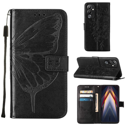 Embossed Butterfly Flip Leather Phone Case, For BLU View 2 2022 / 2020, For Infinix Hot 20 4G X6826, For Infinix Hot 20 5G X666 / X66B, For Infinix Hot 20 Play, For Infinix Hot 20S / 20 Pro X6827, For Infinix Smart 7 X6515, For Tecno Pop 6 Pro         ...