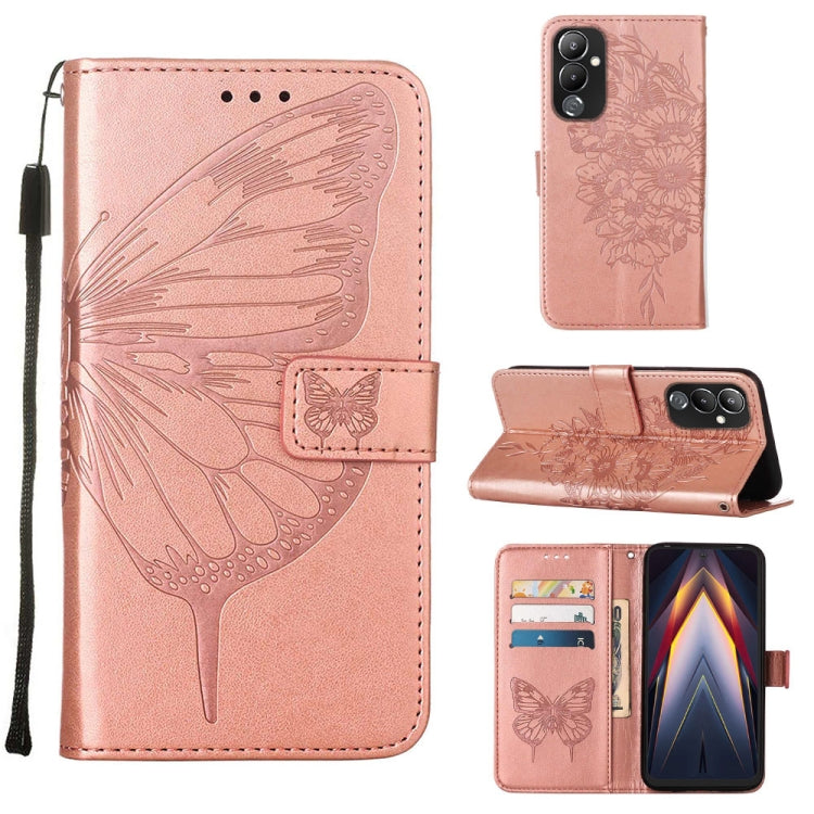 Embossed Butterfly Flip Leather Phone Case, For BLU View 2 2022 / 2020, For Infinix Hot 20 4G X6826, For Infinix Hot 20 5G X666 / X66B, For Infinix Hot 20 Play, For Infinix Hot 20S / 20 Pro X6827, For Infinix Smart 7 X6515, For Tecno Pop 6 Pro         ...