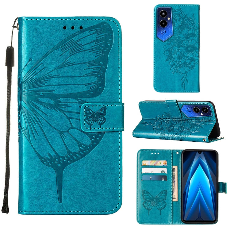 Embossed Butterfly Flip Leather Phone Case, For BLU View 2 2022 / 2020, For Infinix Hot 20 4G X6826, For Infinix Hot 20 5G X666 / X66B, For Infinix Hot 20 Play, For Infinix Hot 20S / 20 Pro X6827, For Infinix Smart 7 X6515, For Tecno Pop 6 Pro         ...