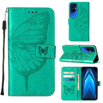 Embossed Butterfly Flip Leather Phone Case, For BLU View 2 2022 / 2020, For Infinix Hot 20 4G X6826, For Infinix Hot 20 5G X666 / X66B, For Infinix Hot 20 Play, For Infinix Hot 20S / 20 Pro X6827, For Infinix Smart 7 X6515, For Tecno Pop 6 Pro         ...