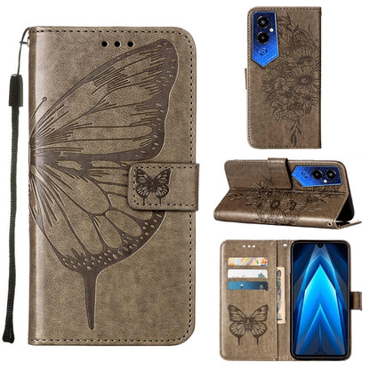 Embossed Butterfly Flip Leather Phone Case, For BLU View 2 2022 / 2020, For Infinix Hot 20 4G X6826, For Infinix Hot 20 5G X666 / X66B, For Infinix Hot 20 Play, For Infinix Hot 20S / 20 Pro X6827, For Infinix Smart 7 X6515, For Tecno Pop 6 Pro         ...