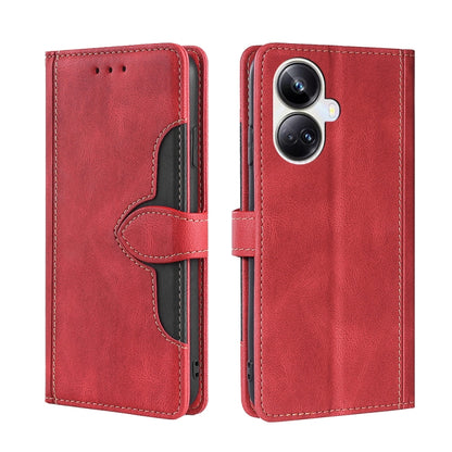 Skin Feel Magnetic Buckle Leather Phone Case, For OPPO Reno9 5G / Reno9 Pro 5G, For OPPO Reno9 Pro+ 5G, For Realme 10 Pro 5G, For Realme 10 Pro+ 5G, For vivo X90 Pro 5G