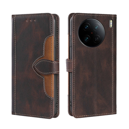 Skin Feel Magnetic Buckle Leather Phone Case, For OPPO Reno9 5G / Reno9 Pro 5G, For OPPO Reno9 Pro+ 5G, For Realme 10 Pro 5G, For Realme 10 Pro+ 5G, For vivo X90 Pro 5G