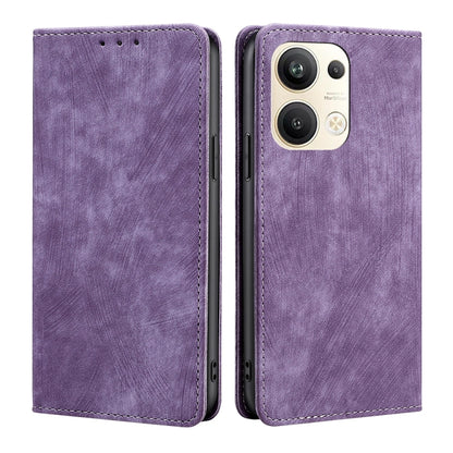 RFID Anti-theft Brush Magnetic Leather Phone Case, For OPPO Reno9 5G / Reno9 Pro 5G, For OPPO Reno9 Pro+ 5G, For Realme 10 Pro 5G, For Realme 10 Pro+ 5G, For vivo X90 Pro 5G, For TCL 40R 5G