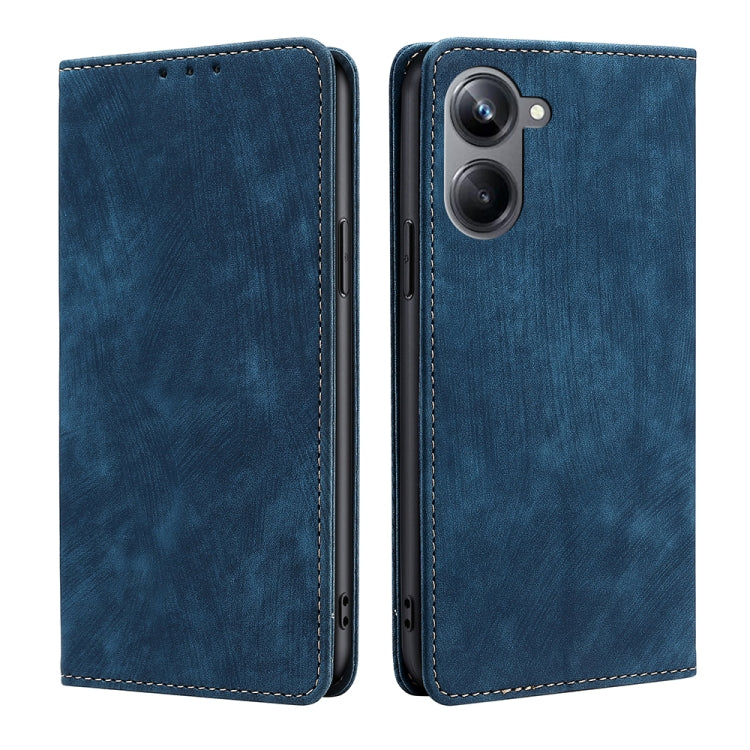 RFID Anti-theft Brush Magnetic Leather Phone Case, For OPPO Reno9 5G / Reno9 Pro 5G, For OPPO Reno9 Pro+ 5G, For Realme 10 Pro 5G, For Realme 10 Pro+ 5G, For vivo X90 Pro 5G, For TCL 40R 5G