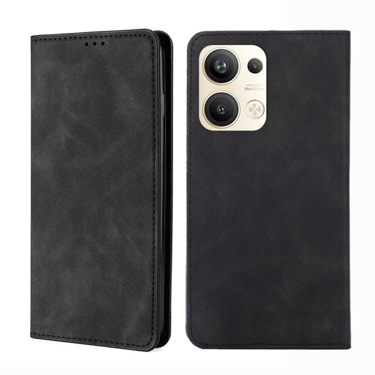 Skin Feel Magnetic Horizontal Flip Leather Phone Case, For OPPO Reno9 5G / Reno9 Pro 5G, For OPPO Reno9 Pro+ 5G, For Realme 10 Pro 5G, For Realme 10 Pro+ 5G, For vivo X90 Pro 5G, For TCL 40R 5G