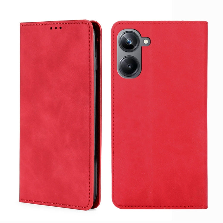 Skin Feel Magnetic Horizontal Flip Leather Phone Case, For OPPO Reno9 5G / Reno9 Pro 5G, For OPPO Reno9 Pro+ 5G, For Realme 10 Pro 5G, For Realme 10 Pro+ 5G, For vivo X90 Pro 5G, For TCL 40R 5G