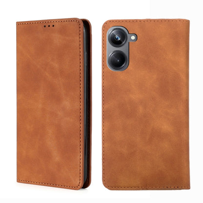 Skin Feel Magnetic Horizontal Flip Leather Phone Case, For OPPO Reno9 5G / Reno9 Pro 5G, For OPPO Reno9 Pro+ 5G, For Realme 10 Pro 5G, For Realme 10 Pro+ 5G, For vivo X90 Pro 5G