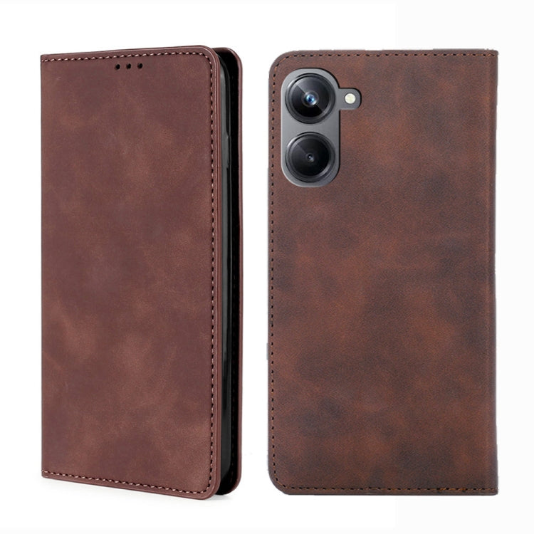 Skin Feel Magnetic Horizontal Flip Leather Phone Case, For OPPO Reno9 5G / Reno9 Pro 5G, For OPPO Reno9 Pro+ 5G, For Realme 10 Pro 5G, For Realme 10 Pro+ 5G, For vivo X90 Pro 5G, For TCL 40R 5G
