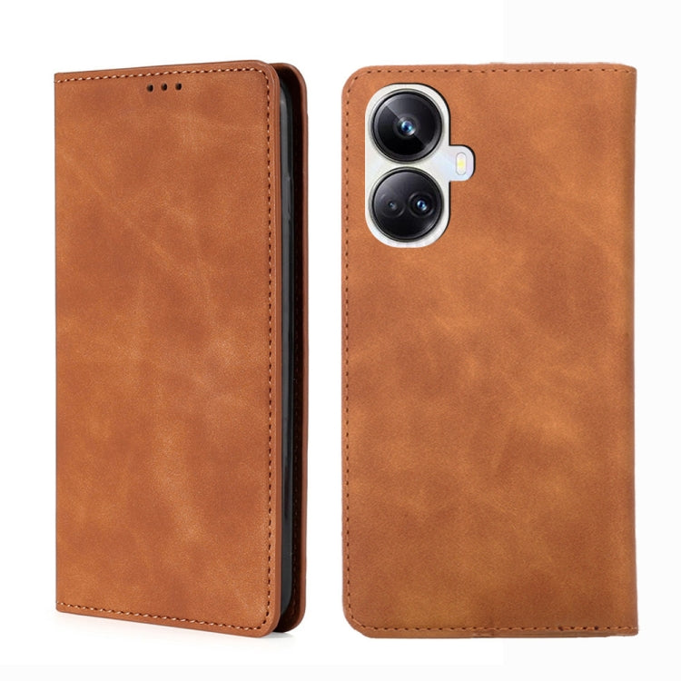 Skin Feel Magnetic Horizontal Flip Leather Phone Case, For OPPO Reno9 5G / Reno9 Pro 5G, For OPPO Reno9 Pro+ 5G, For Realme 10 Pro 5G, For Realme 10 Pro+ 5G, For vivo X90 Pro 5G, For TCL 40R 5G