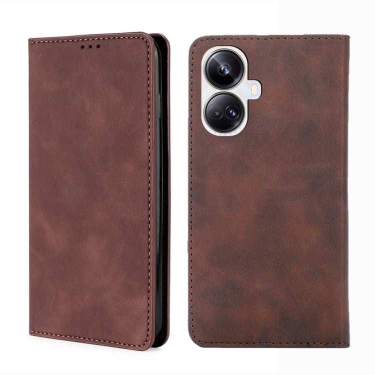 Skin Feel Magnetic Horizontal Flip Leather Phone Case, For OPPO Reno9 5G / Reno9 Pro 5G, For OPPO Reno9 Pro+ 5G, For Realme 10 Pro 5G, For Realme 10 Pro+ 5G, For vivo X90 Pro 5G, For TCL 40R 5G