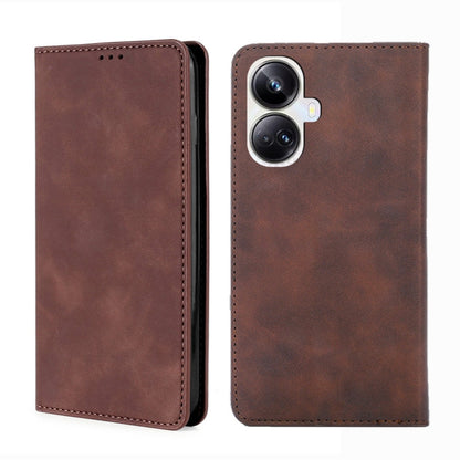 Skin Feel Magnetic Horizontal Flip Leather Phone Case, For OPPO Reno9 5G / Reno9 Pro 5G, For OPPO Reno9 Pro+ 5G, For Realme 10 Pro 5G, For Realme 10 Pro+ 5G, For vivo X90 Pro 5G