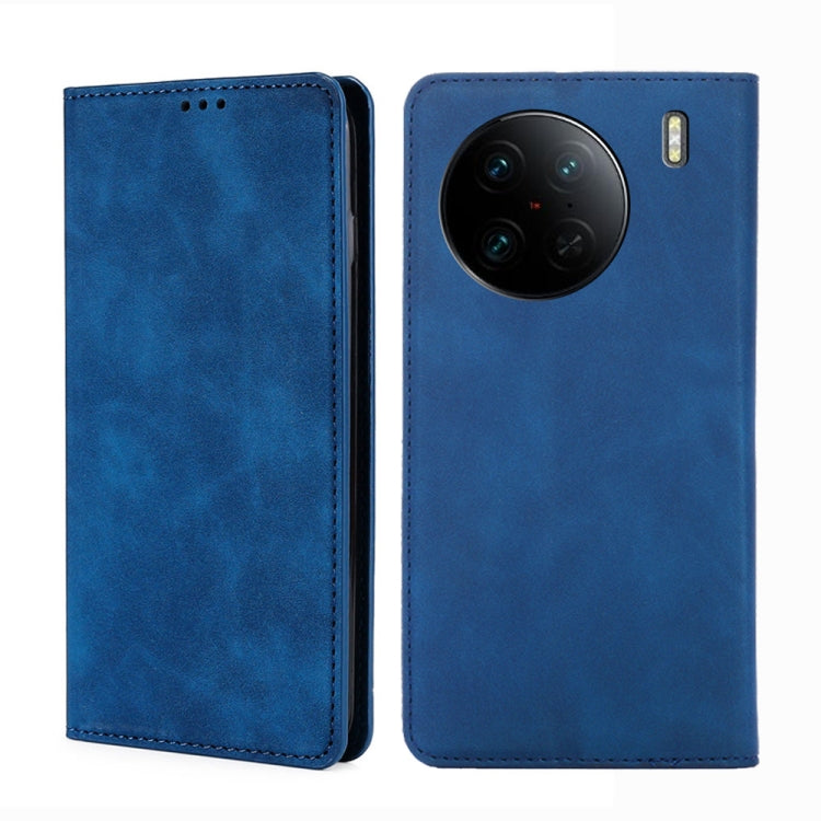 Skin Feel Magnetic Horizontal Flip Leather Phone Case, For OPPO Reno9 5G / Reno9 Pro 5G, For OPPO Reno9 Pro+ 5G, For Realme 10 Pro 5G, For Realme 10 Pro+ 5G, For vivo X90 Pro 5G, For TCL 40R 5G